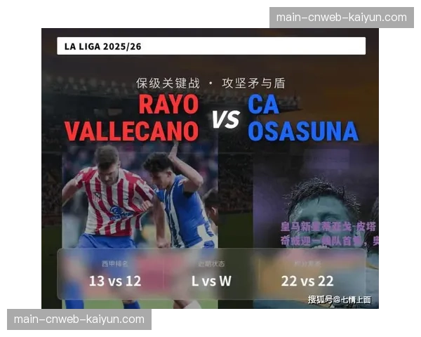 奥萨苏纳1-0小胜巴列卡诺，布季米尔头球制胜